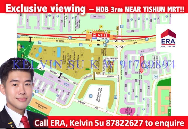 Blk 214 Yishun Street 21 (Yishun), HDB 3 Rooms #130644102